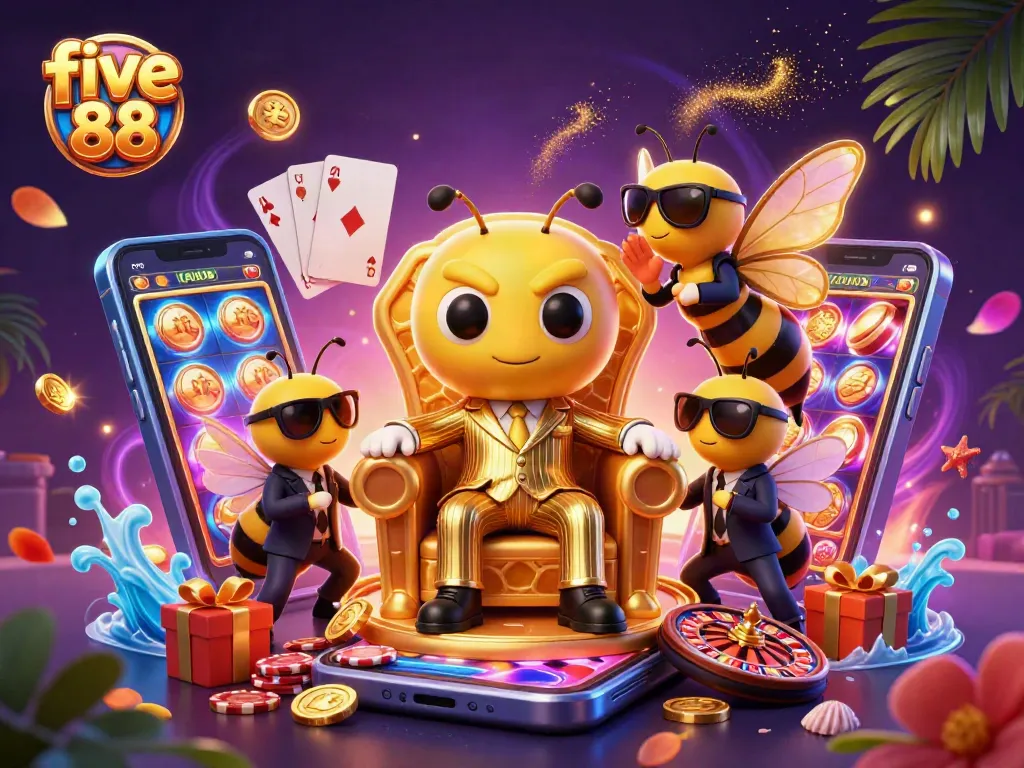 Experience thrilling adventures at five 88 with vibrant games and energetic casino elements.