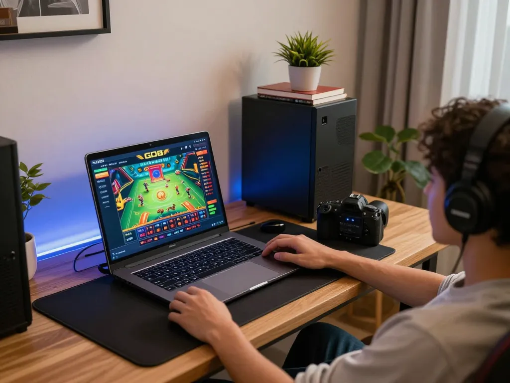 Engaging interaction with the GO8 online casino interface during a home gaming session