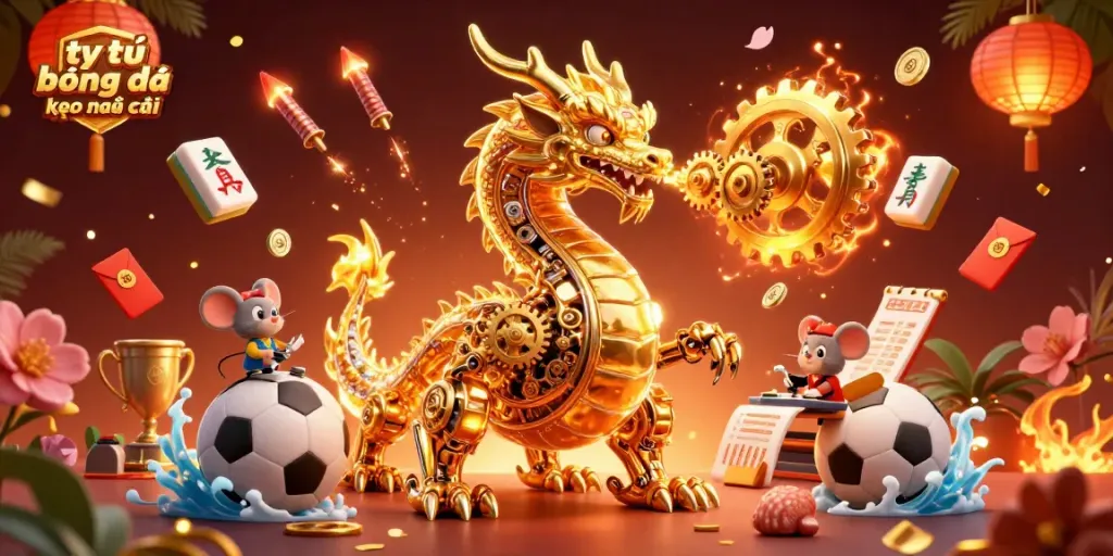 Experience engaging tỷ lệ bóng đá kèo nhà cái with a captivating scene of sports betting elements