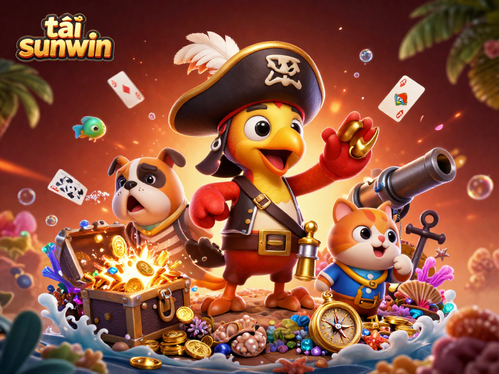 Engage in exciting gameplay with tải sunwin as a pirate captain commands the crew!