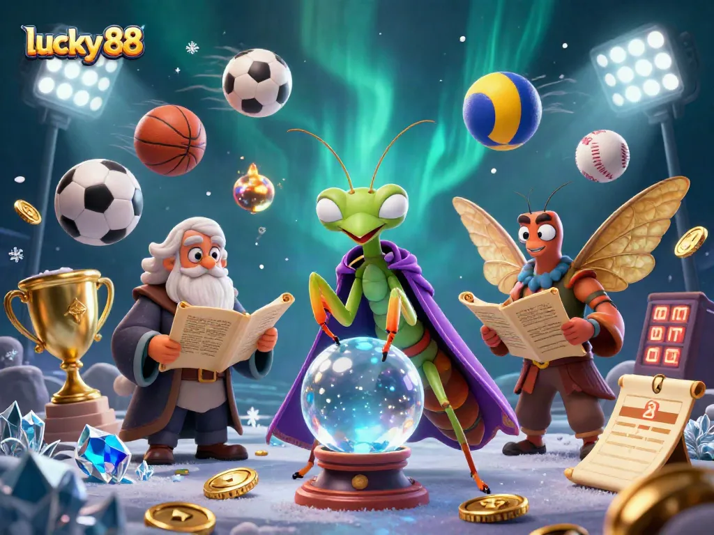 Experience thrilling gameplay with lucky 88 in a mystical casino scene filled with vibrant symbols.