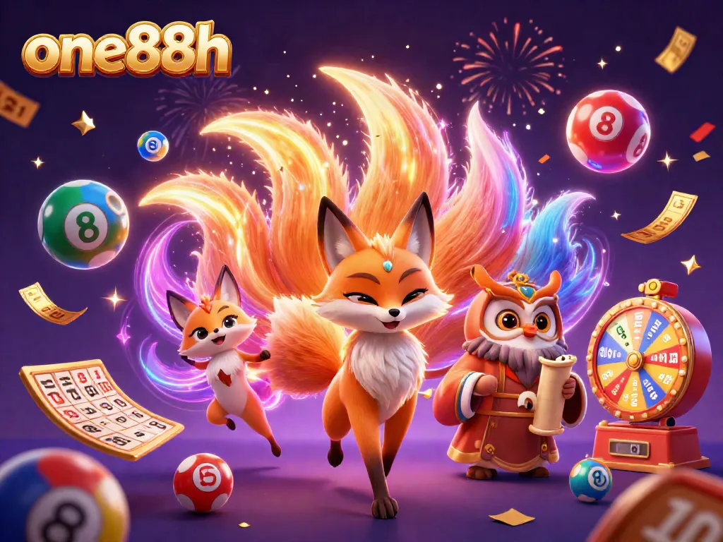 Experience vibrant gameplay with one88h's animated characters amidst betting excitement.