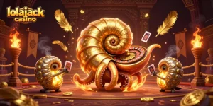 Experience thrilling gameplay at lolajack casino with an ancient giant nautilus and dynamic casino elements.