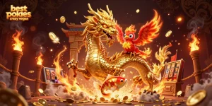 Experience the best pokies Crazy Vegas with immersive dragon and phoenix slots action.