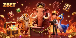 ZBET offers a vibrant casino experience featuring engaging characters and dynamic gaming elements.
